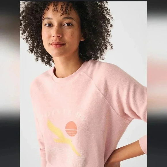 Faherty Tops - Faherty Women's Beach Fleece Crew